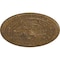 Ekena Millwork Naple Ceiling Medallion (Fits Canopies up to 3 3/8"), Hnd-Painted Rubbed Bronze, 37 1/2"OD x 3 3/8"P CM37NARZS - alternate 2